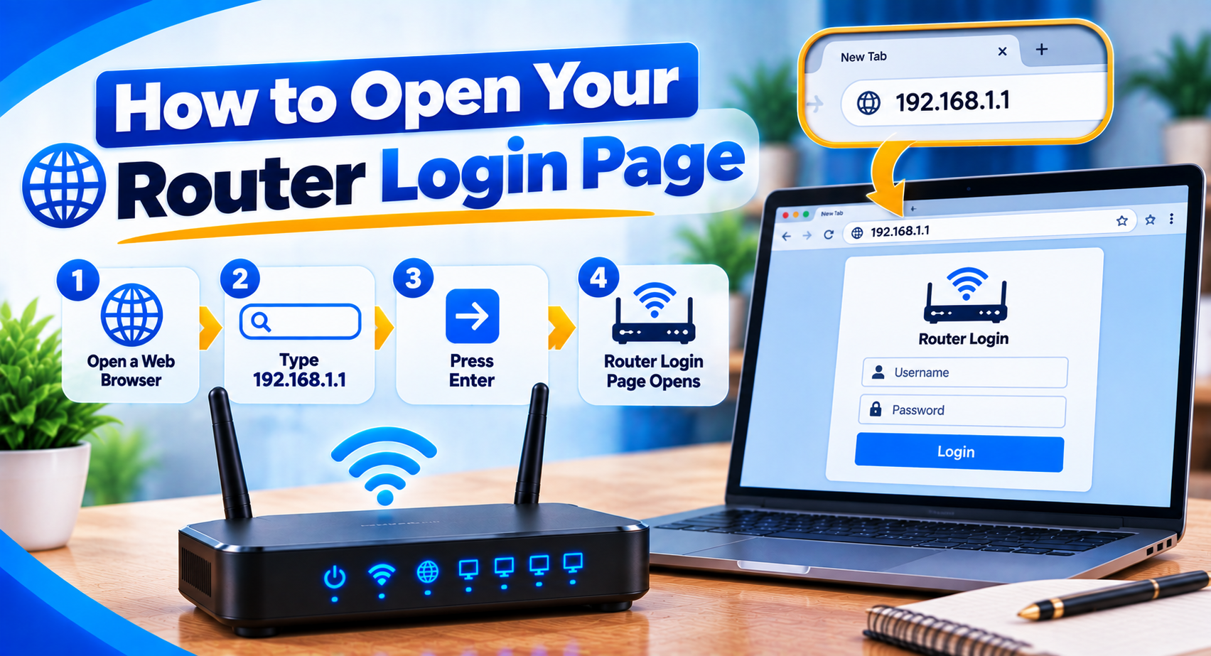 Contact us with questions about opening your router login page